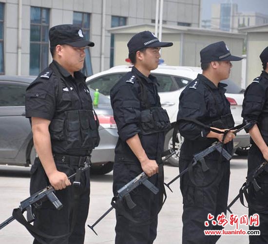 金寨县森林公安局组织开展武器警械使用专项训