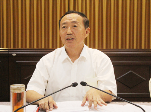  王明方 到霍山视察