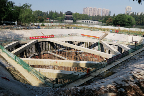 合肥加紧建设雨水调蓄池 两公园年底有望建成