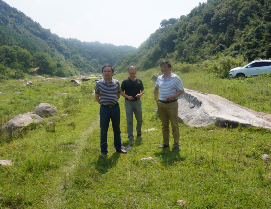 市地震局赴金寨勘察西庄温泉地震水化站选址