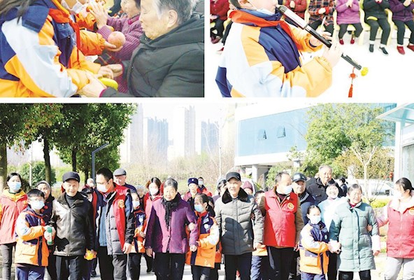 “红领巾”爱心送进敬老院