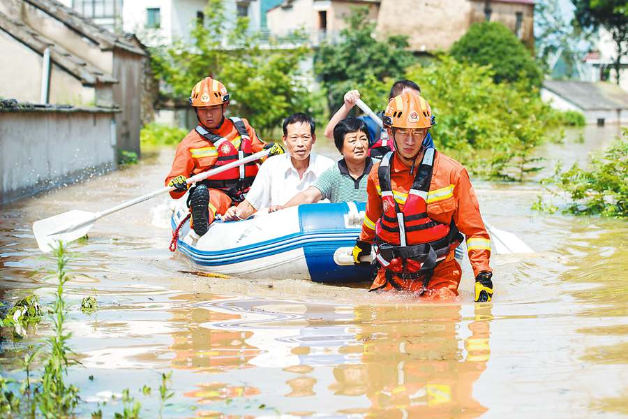 众志成城 安徽战汛：坚决打赢"三线作战"防汛硬仗