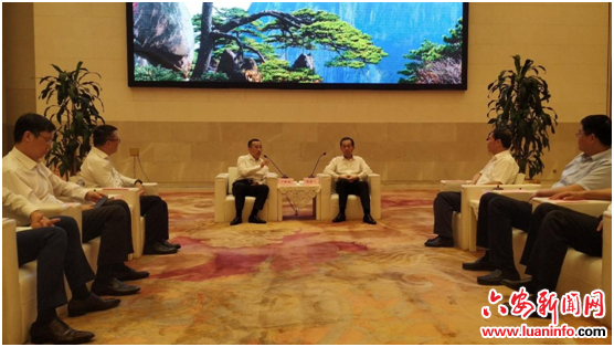 安徽省副省长张曙光会见蒙牛集团总裁卢敏放