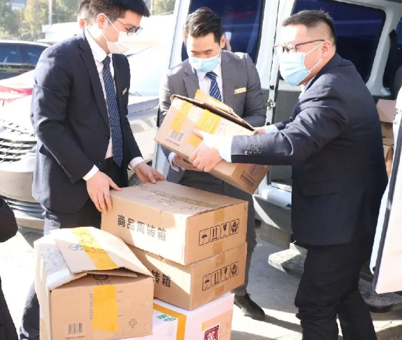 新锦成开元大酒店“警企同心，共防疫情”主题公益活动