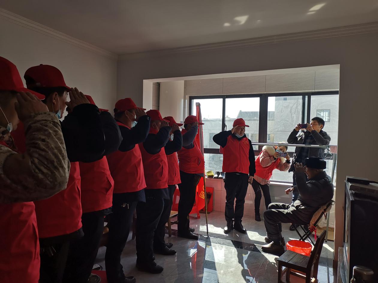 致敬最可爱的人——金寨县梅山镇开展走访慰问抗美援朝老兵新时代文明实践活动