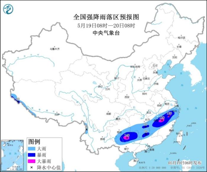 南方地区将有较强降雨过程 局地伴有强对流天气