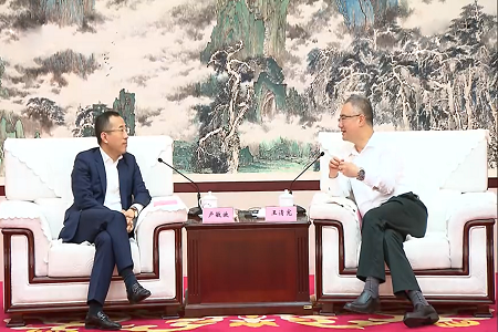 安徽省省长王清宪与蒙牛总裁卢敏放进行工作座谈
