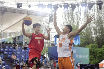李浩南夺安徽篮球全运首金