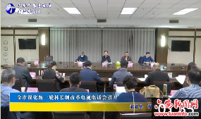 全市深化新一轮林长制改革电视电话会召开 