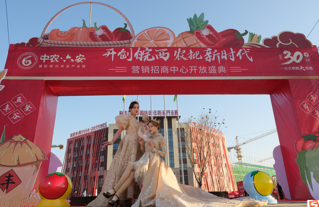 中农六安国际现代农业产业园营销招商中心璀璨绽放！