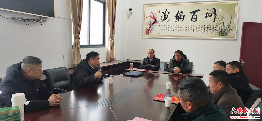 霍山县但家庙镇来人到桃溪镇探讨交流村集体经济发展问题