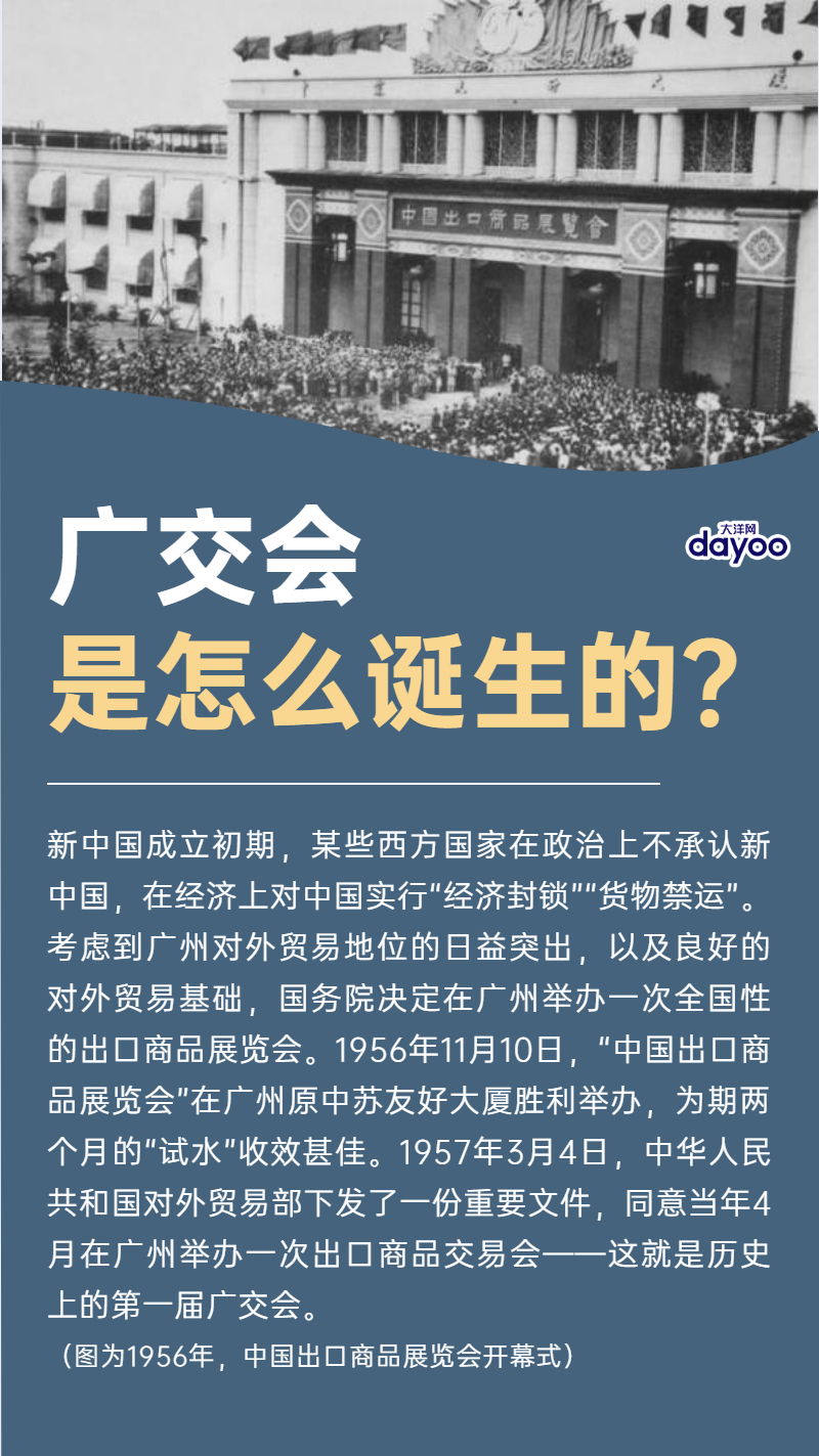 关于广交会，你知道多少？一组图带你了解
