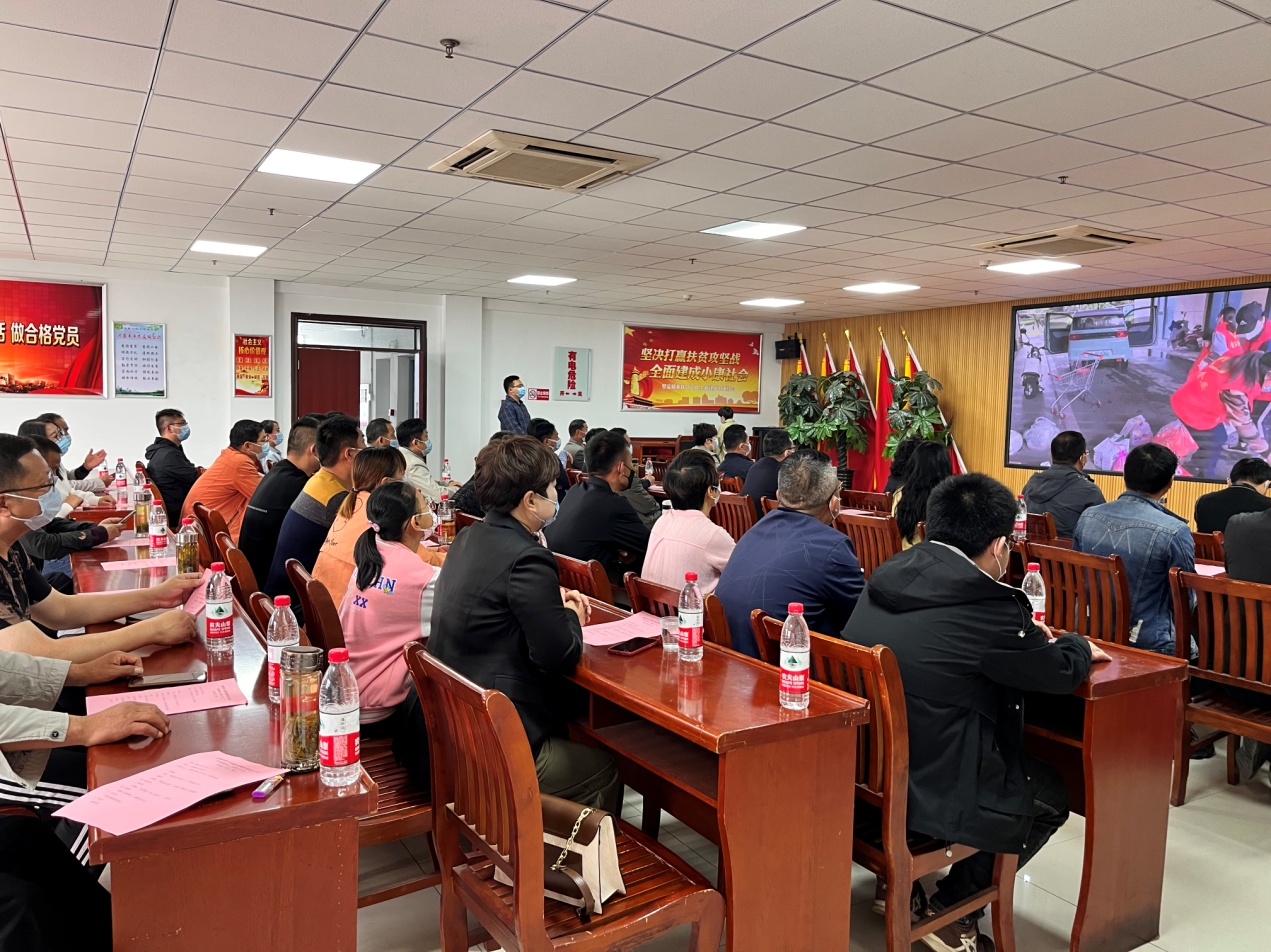 金安区望城街道十里铺村举办第二季度道德讲堂活动