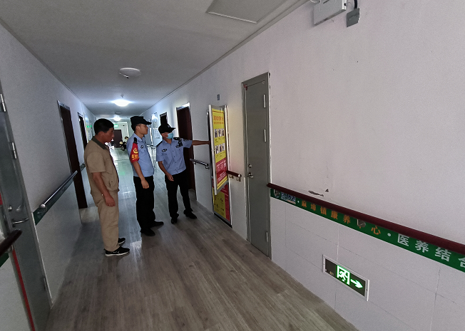 金寨：开展康养中心安全大检查