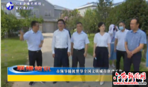市领导随机督导全国文明城市创建工作