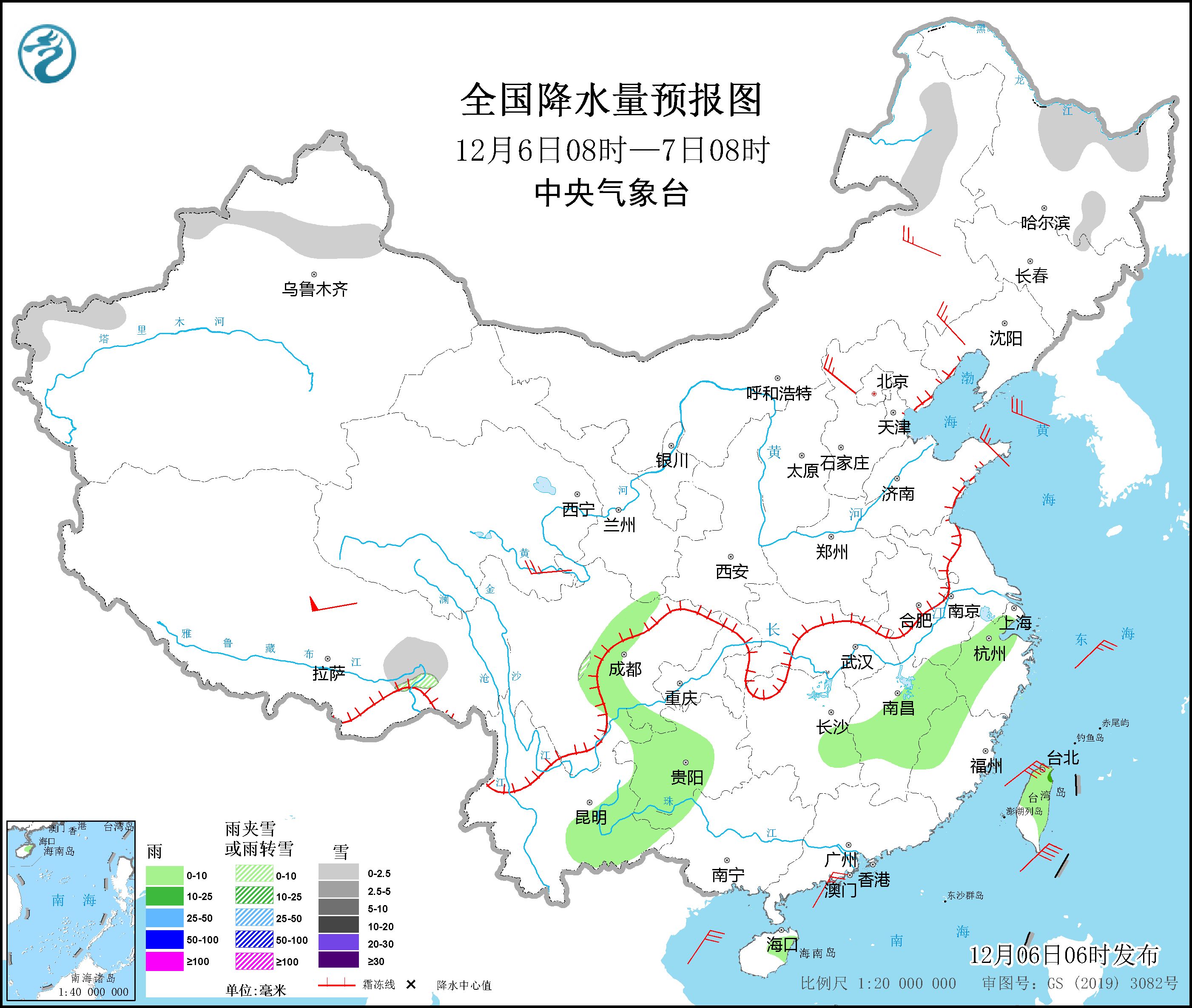 全国大部地区降水稀少 安徽浙江等地出现大雾