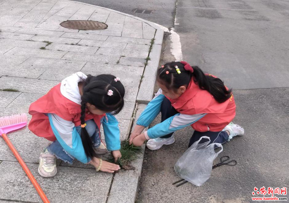 佛子岭镇中心学校组织留守、困境儿童开展志愿服务活动