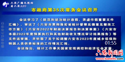 市政府第35次常务会议召开