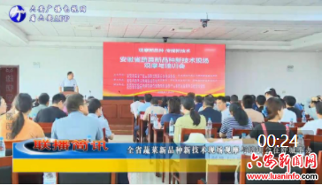 全省蔬菜新品种新技术现场观摩与培训会在舒城举办