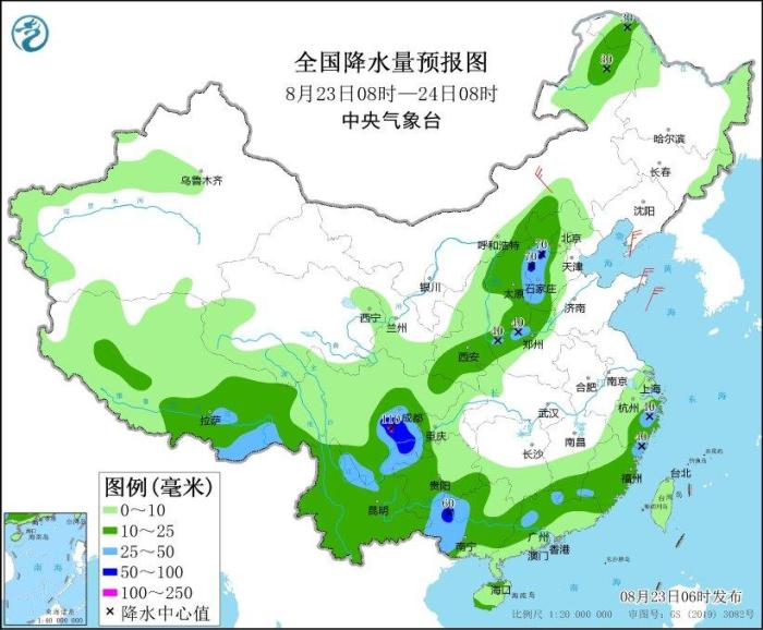 未来三天川渝陕豫等地将有强降雨
