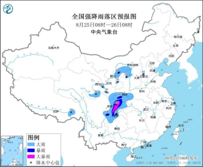 华西地区至黄淮一带将有强降雨