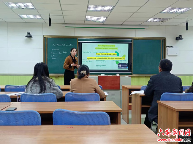霍山上土市中学举行片区初中英语优质课竞赛