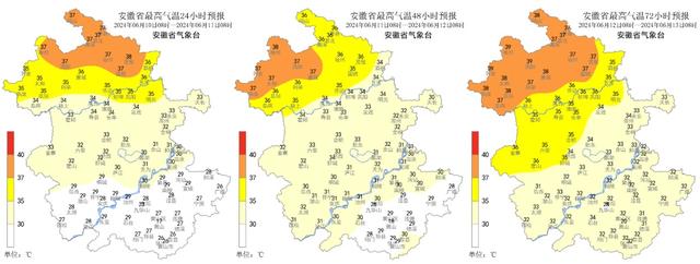 局部可达40℃！未来一周安徽北部有持续高温天气