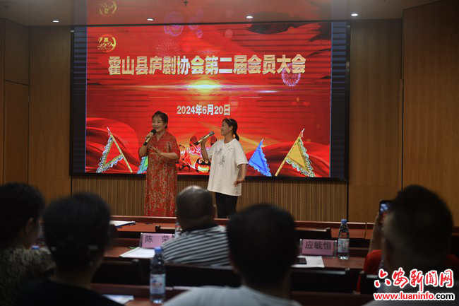 霍山县庐剧协会会员大会召开