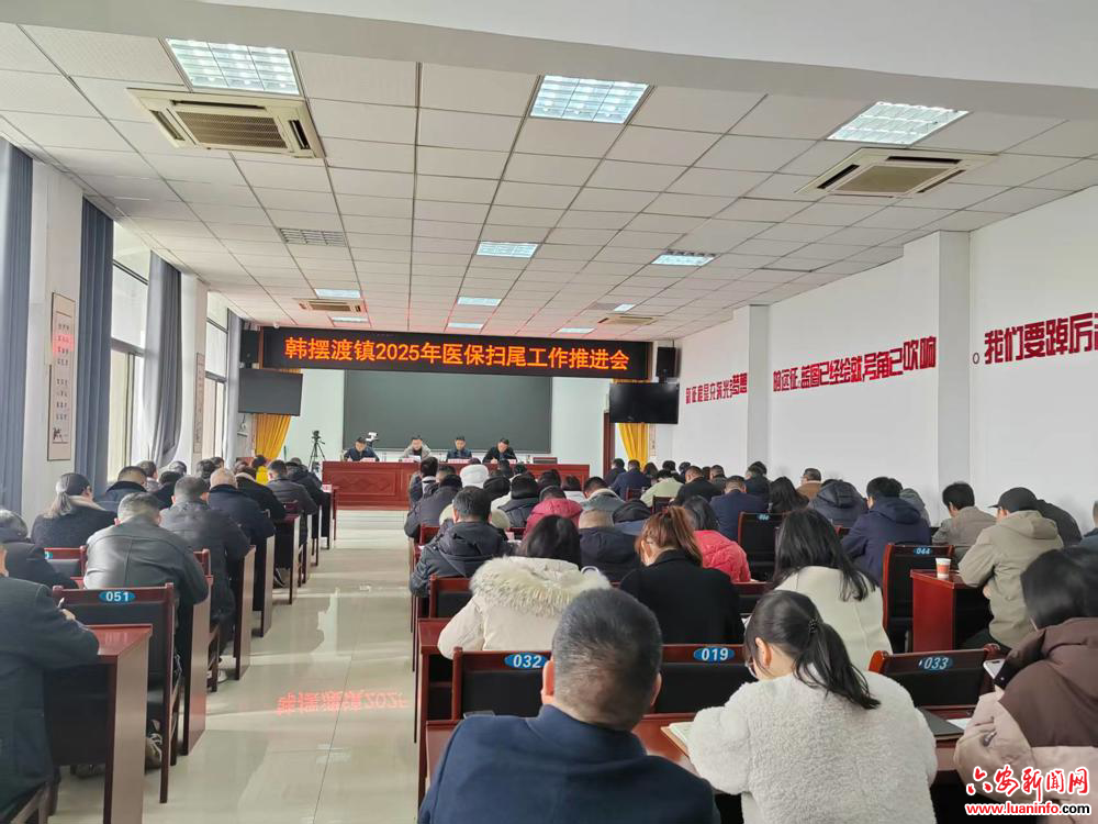 韩摆渡镇召开2025年城乡居民医保扫尾工作推进会