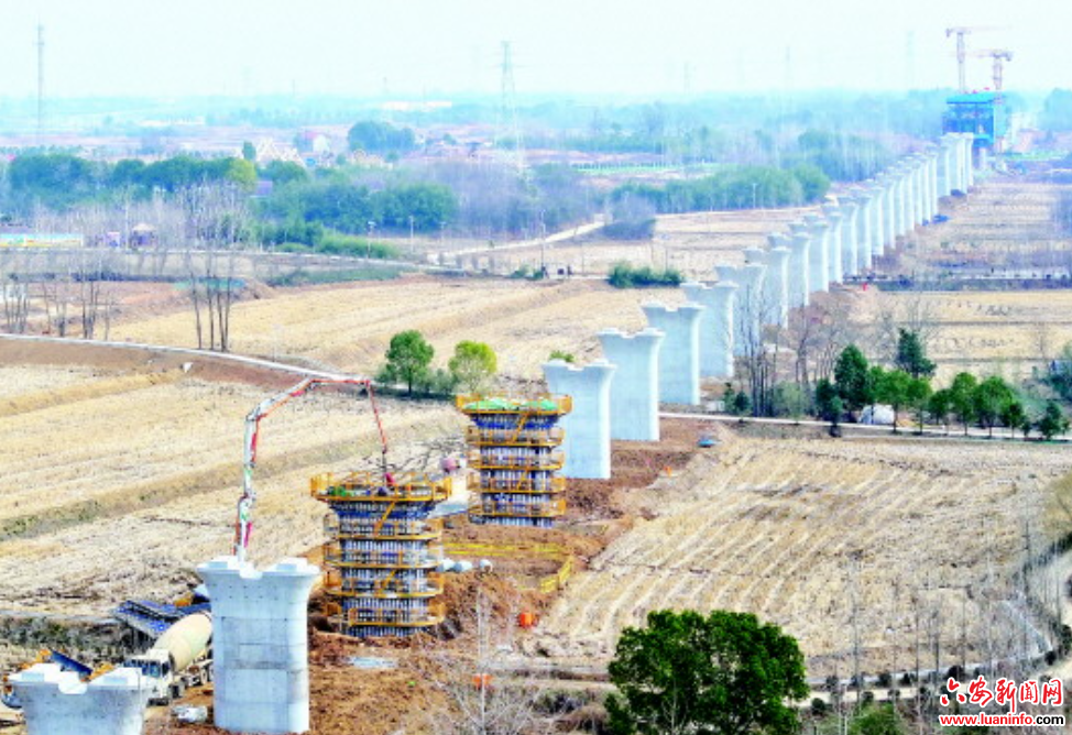 合武高铁建设如火如荼