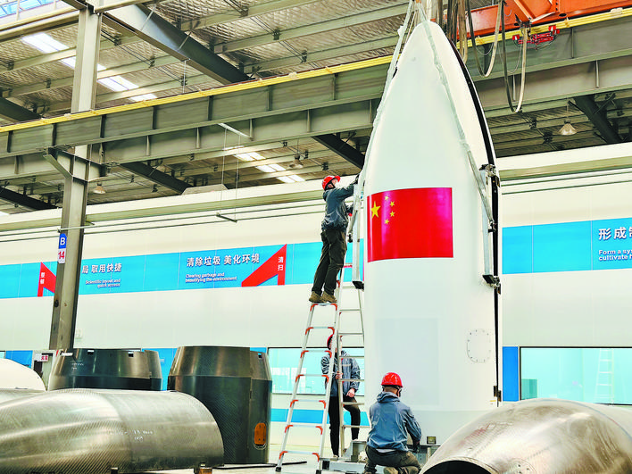 合肥造“铠甲”护送火箭升空