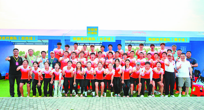 安徽省龙舟队“冲”进全运会决赛