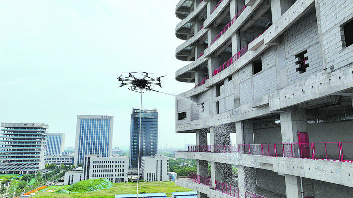 “超级”消防无人机首现实战演练