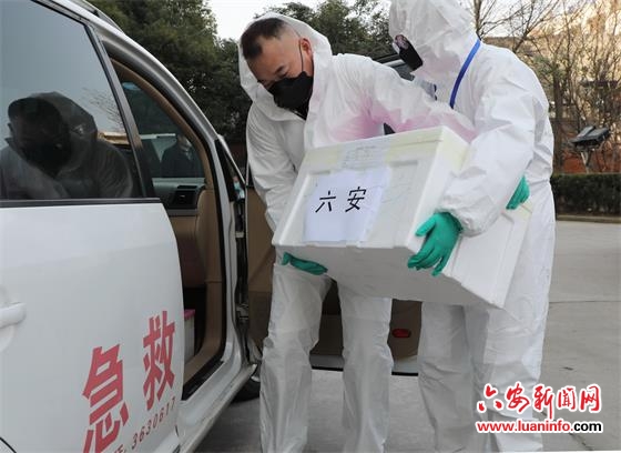 安徽省第三批爱心血液从我市再出发