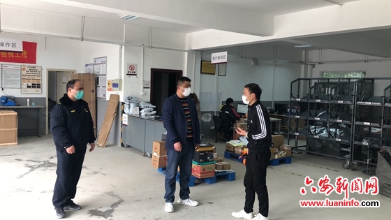 【裕安城管战疫情】丁集中队：坚守“疫”线助复工